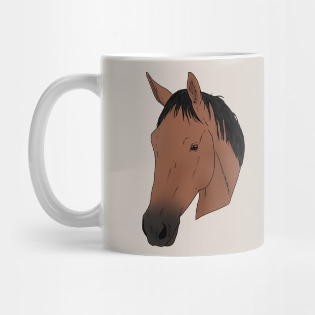 Quarter Horse Head by Animals shop